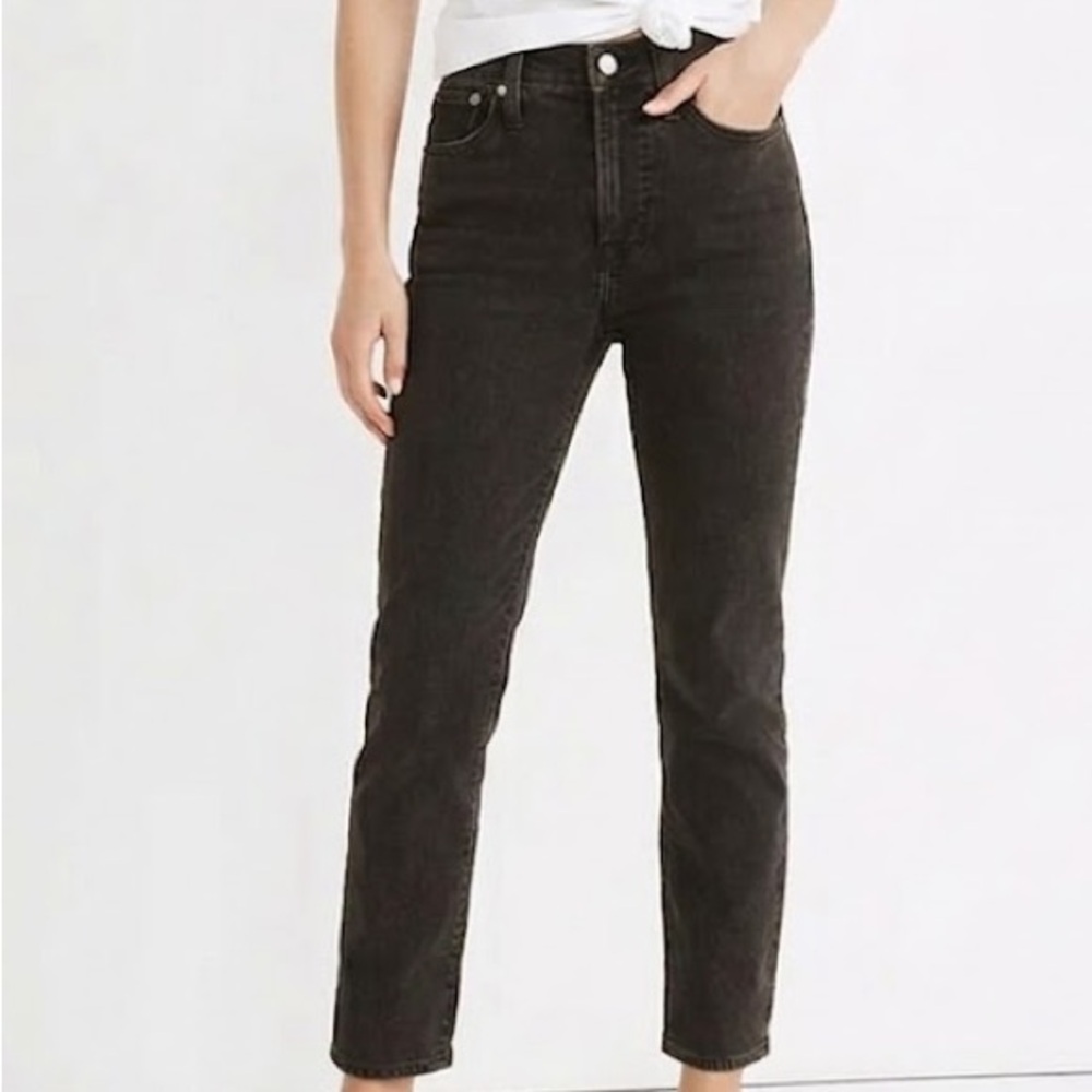 Madewell Charcoal Curvy Perfect Vintage Jean 27